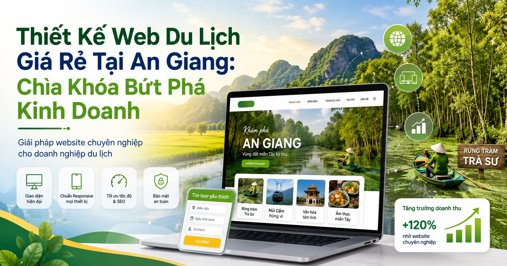 Thiết Kế Web Du Lịch Giá Rẻ Tại An Giang: Chìa Khóa Bứt Phá Kinh Doanh